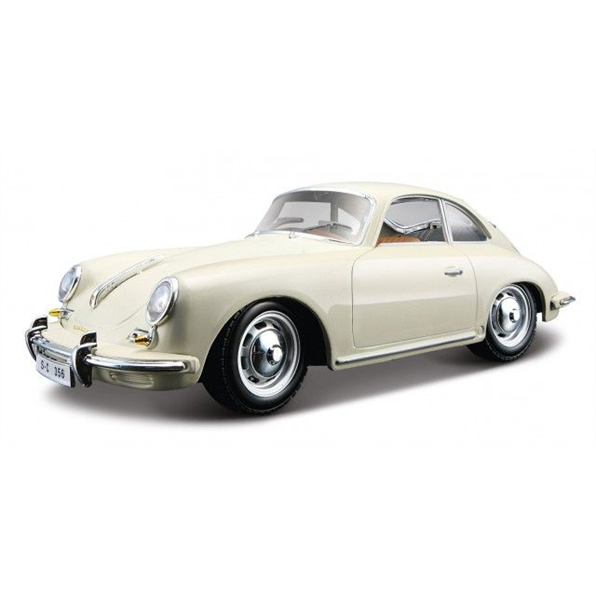 Burago 1:24 Scale Porsche 356 B Coupe 1961 - White