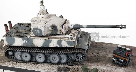 Forces Of Valor 1:32 Scale German Sd.Kfz.181 PzKpfw VI Tiger Ausf. E Heavy Tank 502 #100 1943