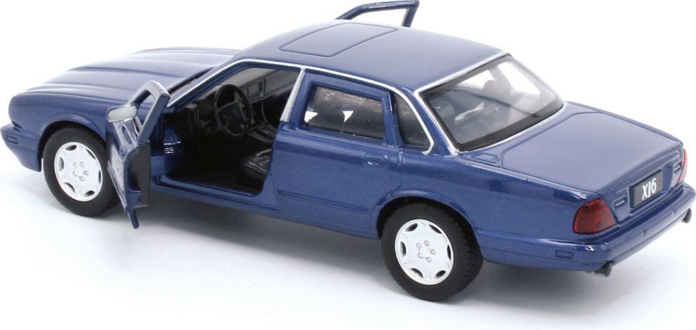 Tayumo 1:36 Scale Jaguar XJ6 - Sapphire Blue Pull Back