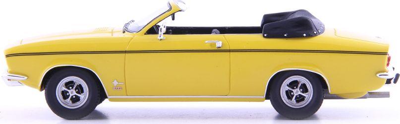 Autocult 1:43 Scale Opel Manta A Cabriolet Karmann Yellow