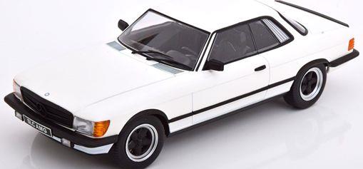 Kk Scale 1:18 Scale Mercedes 500 SLC 6.0 AMG C107 1985 - White Matt Black