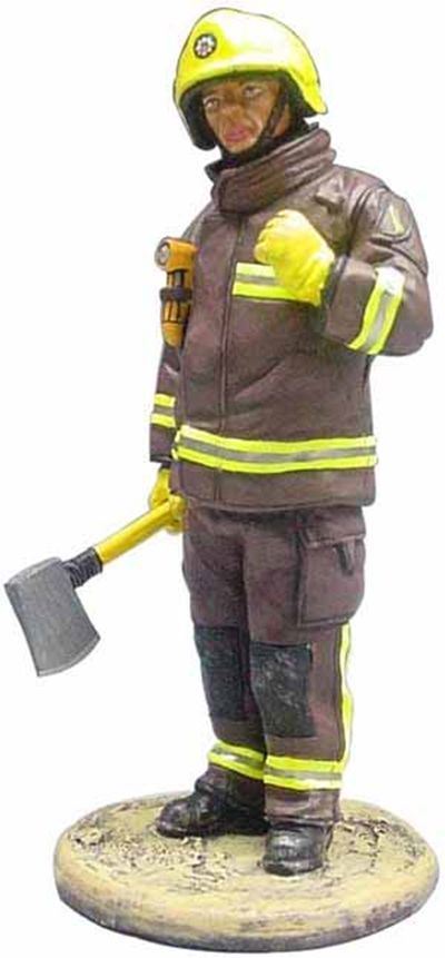 Atlas Editions 1:32 Scale Fireman - London - firedress - GB - 2003