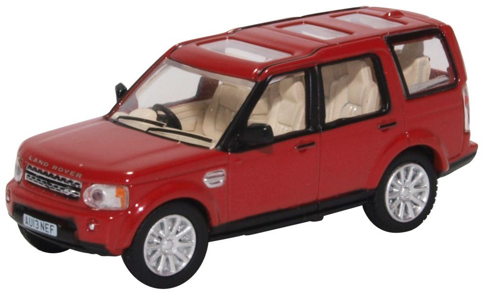Oxford Diecast 1:76 Scale Land Rover Discovery 4 Firenze Red