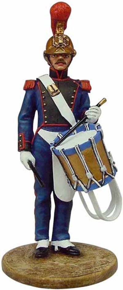 Atlas Editions 1:32 Scale Fireman - drummer - France - 1850