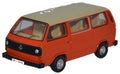Oxford Diecast 1:76 Scale VW T25 Bus - Ivory/Brilliant Orange