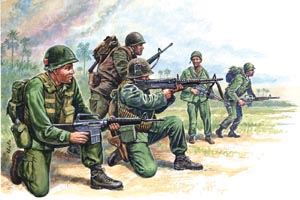 Italeri 1:72 Scale Vietnam War American Special Forces