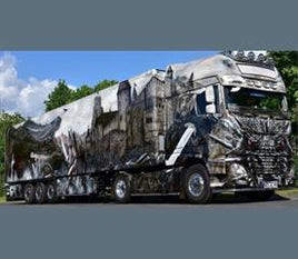 WSi 1:50 Scale DAF XF S Space Cab MY2017 4x2 Reefer Trailer 3 Axle Heide Logistik