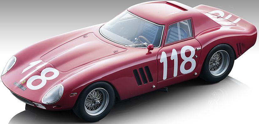 Tecnomodels 1:18 Scale Ferrari 250 GTO 1965 Targa Florio #118 C. Ravetto/G. Starabba