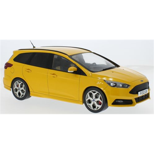 Model Car Group 1:18 Scale Ford Focus ST Turnier Yellow 2014