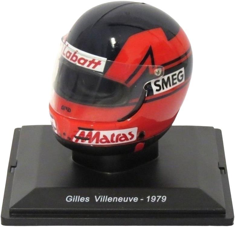 Atlas Editions 1:5th Scale Gilles Villeneuve - 1979 Ferrari F1 Helmet Collection