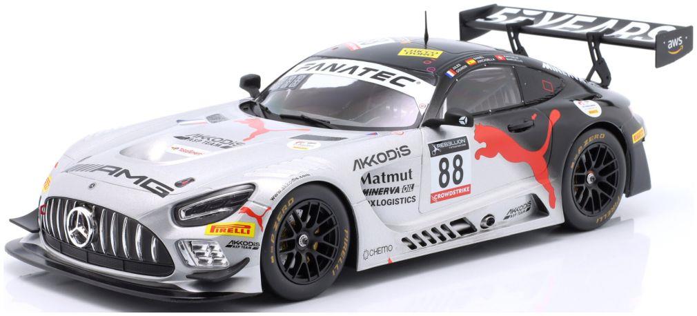 IXO  1:18th Scale Mercedes Benz AMG GT3 #88 Winner 24h Spa 2022 AKKodis ASP Marciello/Juncadella/Goun