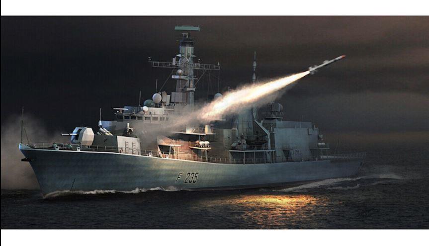 Trumpeter 04547 1/35 Scale HMS Monmouth F235 Type 23 Frigate Royal Navy