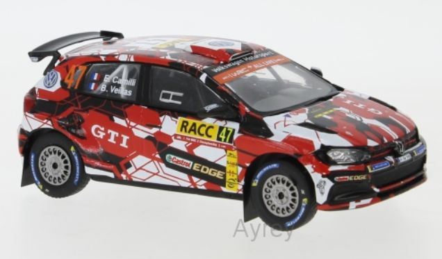 IXO 1:43 Scale VW Polo GTI R5 #47 WRC Rallye Catalunya 2018 E.Camilli/B.Veillas