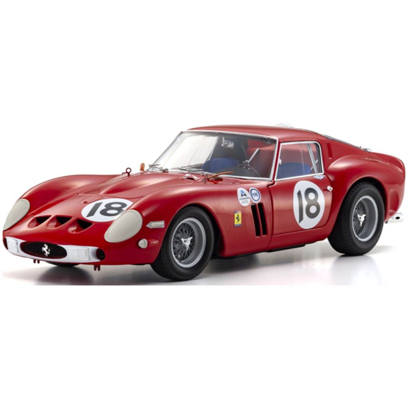 Kyosho 1:18 Scale Ferrari 250 GTO Daytona 3H 1st OA 1963 #18