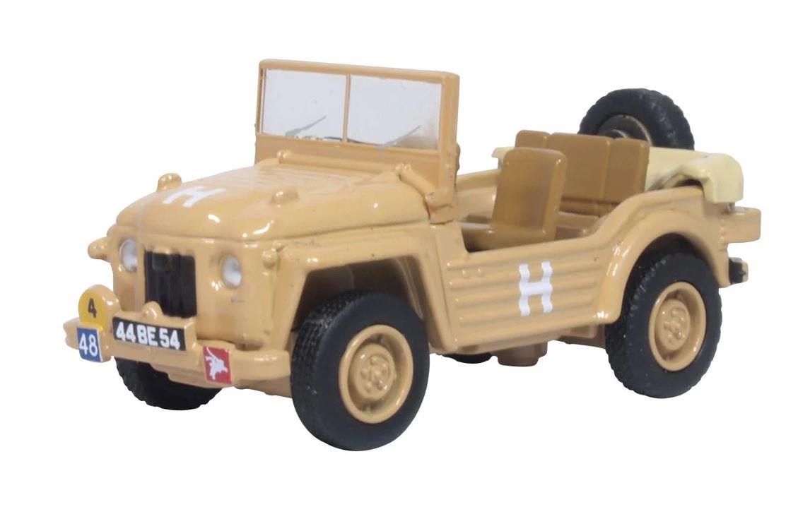 Oxford Diecast 76AC002 1/72 Scale Austin Champ 9th Parachute Reg 16th Airborne Brg Suez