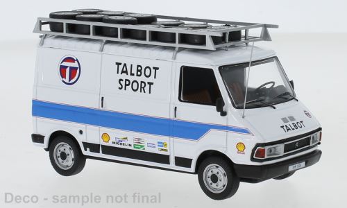 IXO 1:43 Scale Citroen C 35 Talbot Sport 1981 Assistance w/Roof Rack + Wheels