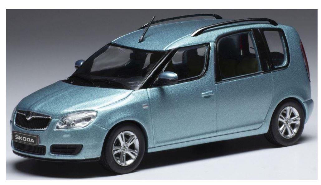 IXO CLC472 1/43 Scale Scale Skoda Roomster Metallic Light Blue 2007