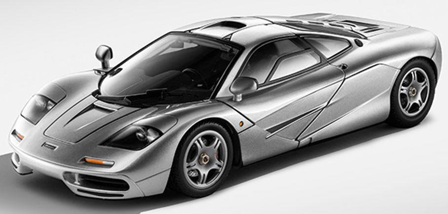 LCD Model 1:18 Scale McLaren F1 Silver