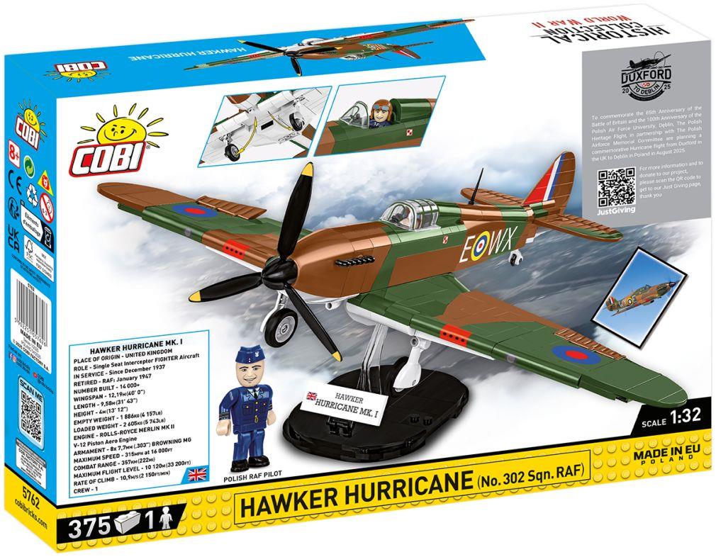 Cobi  N/A Scale Hawker Hurricane (#302) 373 KL. WWII