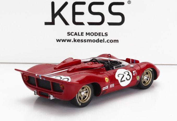 Kess 1:43 Scale Ferrari 350 P4 Spider Can-Am s/n0860 #23 Riverside Race 1967 C.Amon