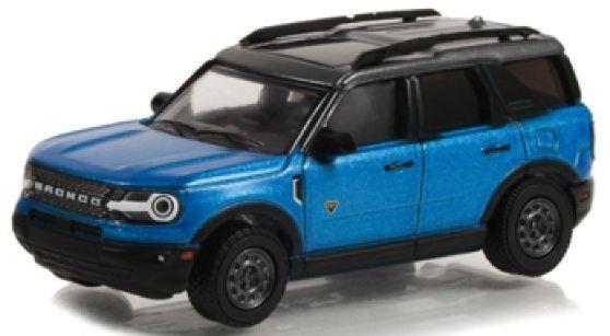 Greenlight 1:64 Scale Ford Bronco Sport Badlands Velocity Blue Metallic 2022