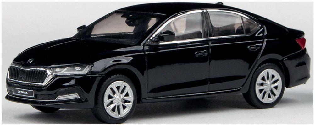 Abrex 1:43 Scale Skoda Octavia IV 2020 Black Crystal Metallic