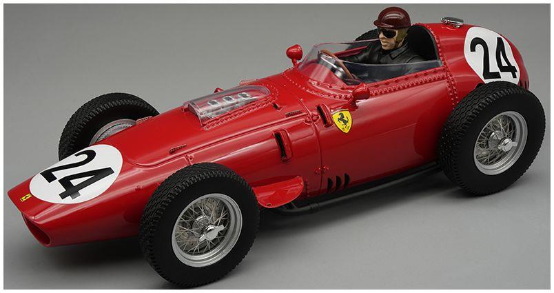 Tecnomodel  1:18th Scale Ferrari 246/256 Dino Winner Reims GP 1959 #24 Tony Brooks w/Driver