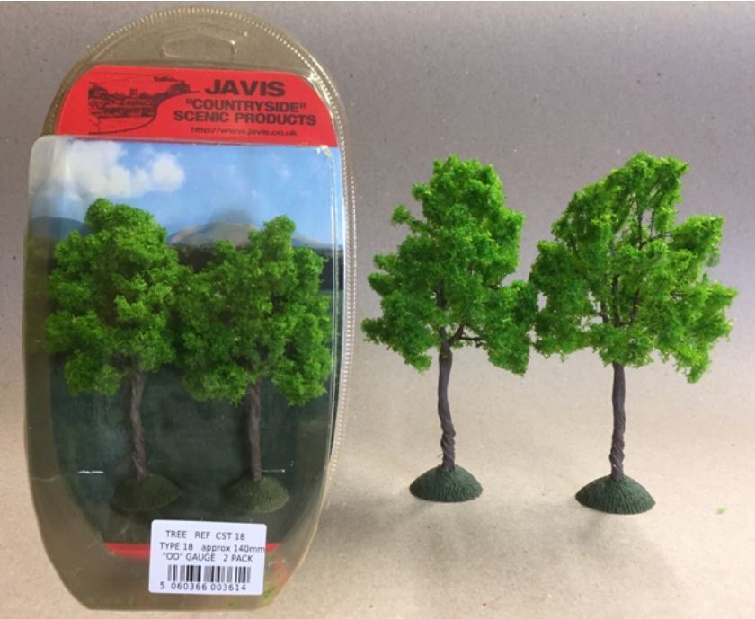 Javis Manufacturing OO Scale Countryside Trees 'OO' (2x140mm)