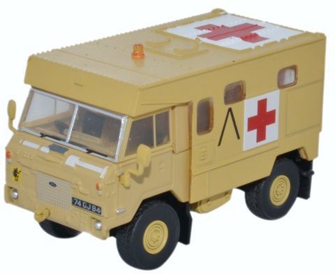 Oxford Diecast 1:76 Scale Land Rover FC Ambulance Gulf War Operation Granby 1991