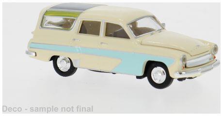 Brekina  1:87th Scale Wartburg 311 Camping hellbeige/hellblau 19