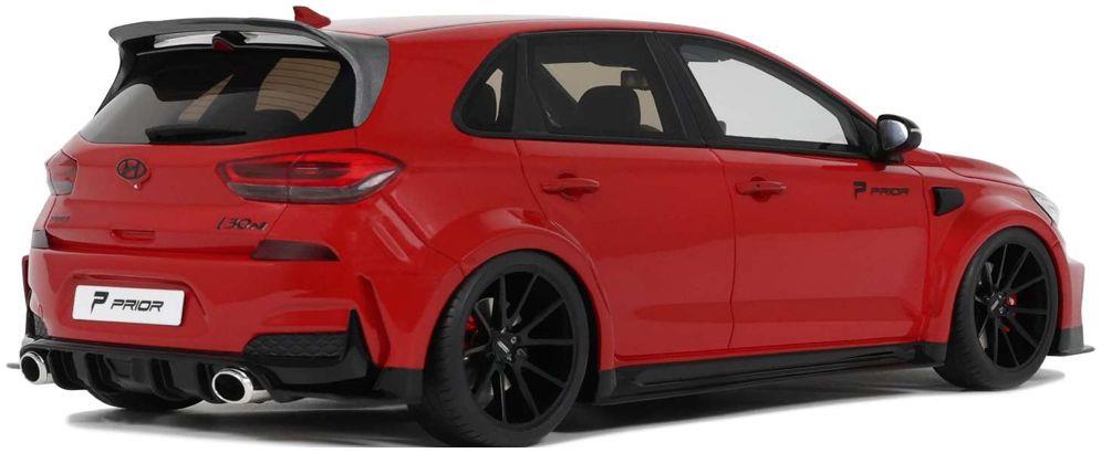 OTTO 1:18 Scale Prior Design I30 N Engine Red 2021