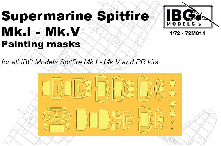 IBG Models 1:72nd Scale Spitfire Painting Masks