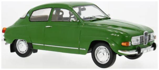 Model Car Group 1:18th Scale Saab 96 V4 Dark Green 1970