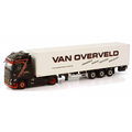 WSi 1:50 Scale Volvo FH5 Globetrotter XL 4x2 Box Trailer 'Van Overveld'