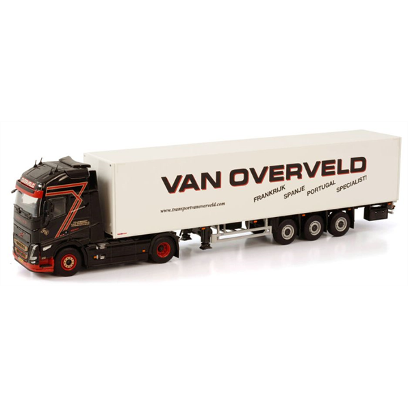 WSi 1:50 Scale Volvo FH5 Globetrotter XL 4x2 Box Trailer 'Van Overveld'