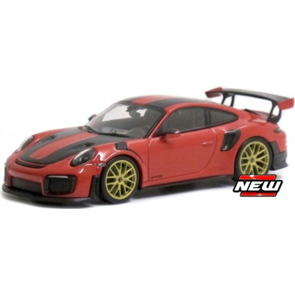 Burago 1:43 Scale Porsche 911 GT2 RS Red Exclusive