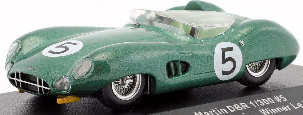 IXO 1:43 Scale Aston Martin DBR1 RHD #5 Winner 24h Le Mans 1959 Salvadori/Shelby