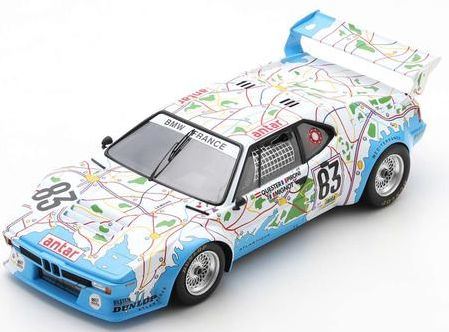 Spark 1:18 Scale BMW M1 #83 24H Le Mans 1980 D. Pironi/ D. Quester/M. Mignot