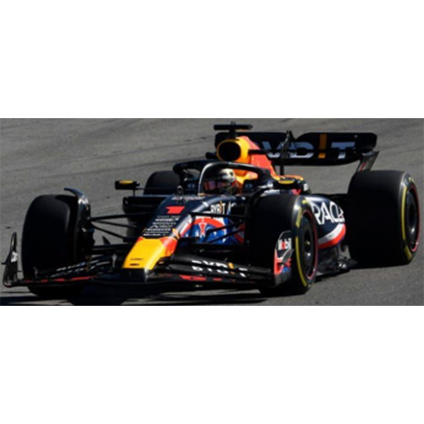 Spark 1:18 Scale Oracle Red Bull Racing RB19 #1 Winner USA GP 2023 Max Verstappen