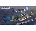 Eduard Kits 1:48 Scale Overlord: D-DAY Mustangs/P-51B Mustang Dual Combo Limited Edition