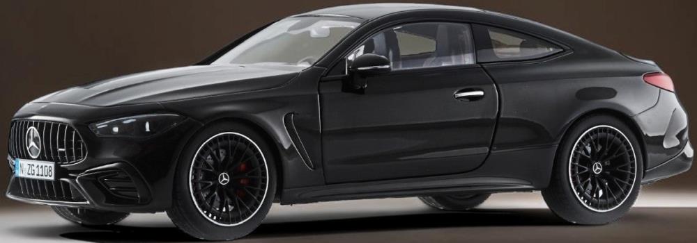 NZG  1:18th Scale Mercedes AMG CLE 53 Coupe Obsidian Black
