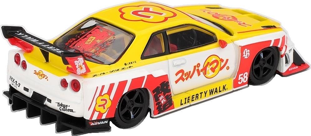 Truescale  1:64th Scale Nissan LB-ER34 Super Silhouette Skyline Suppaiman Okinawa (RHD)