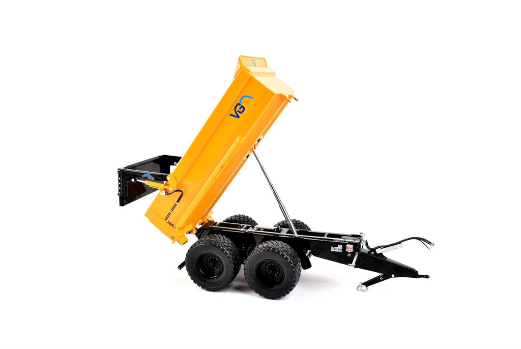 AT Collections 1:32 Scale VGM Rocky 24 Tipper Trailer Yellow Black Ltd Edition