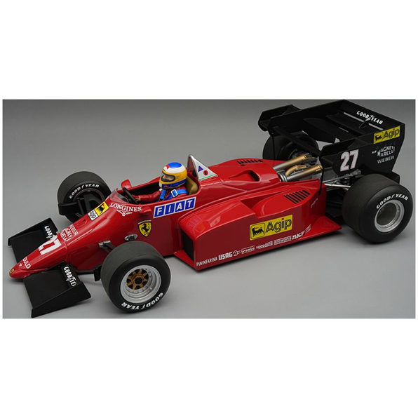 Tecnomodels 1:18 Scale Ferrari 126 C4-M2 1984 European GP #27 2nd M. Alboreto w/Driver Figure