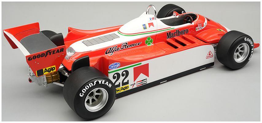 Tecnomodel  1:18th Scale Alfa Romeo 179 V12 1980 Monaco GP #22 Patrick Depailler
