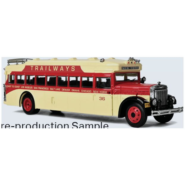 Iconic Replicas 1:50 Scale Mack BK Coach 1935: Trailways