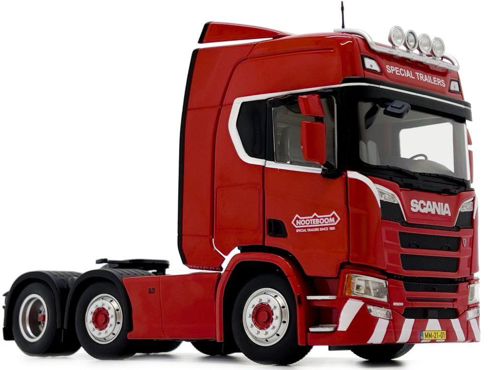 Marge Farm Models 1:32nd Scale Scania R500 6x2 Red Nooteboom Edition