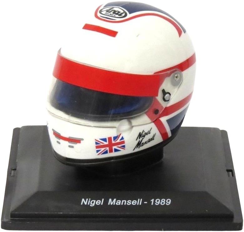 Atlas Editions 1:5th Scale Nigel Mansell - 1989 Ferrari F1 Helmet Collection