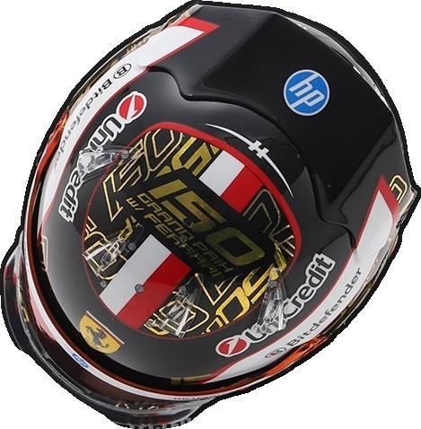 Looksmart  1:5th Scale Charles Leclerc Scuderia Ferrari HP Abu Dhabi GP 2025 Helmet