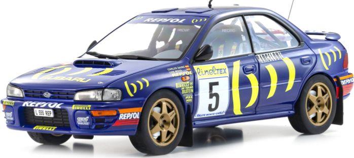 Kyosho 1:18 Scale Subaru Impreza #5 Carlos Sainz/Luis Moya Winner 1995 Monte Carlo